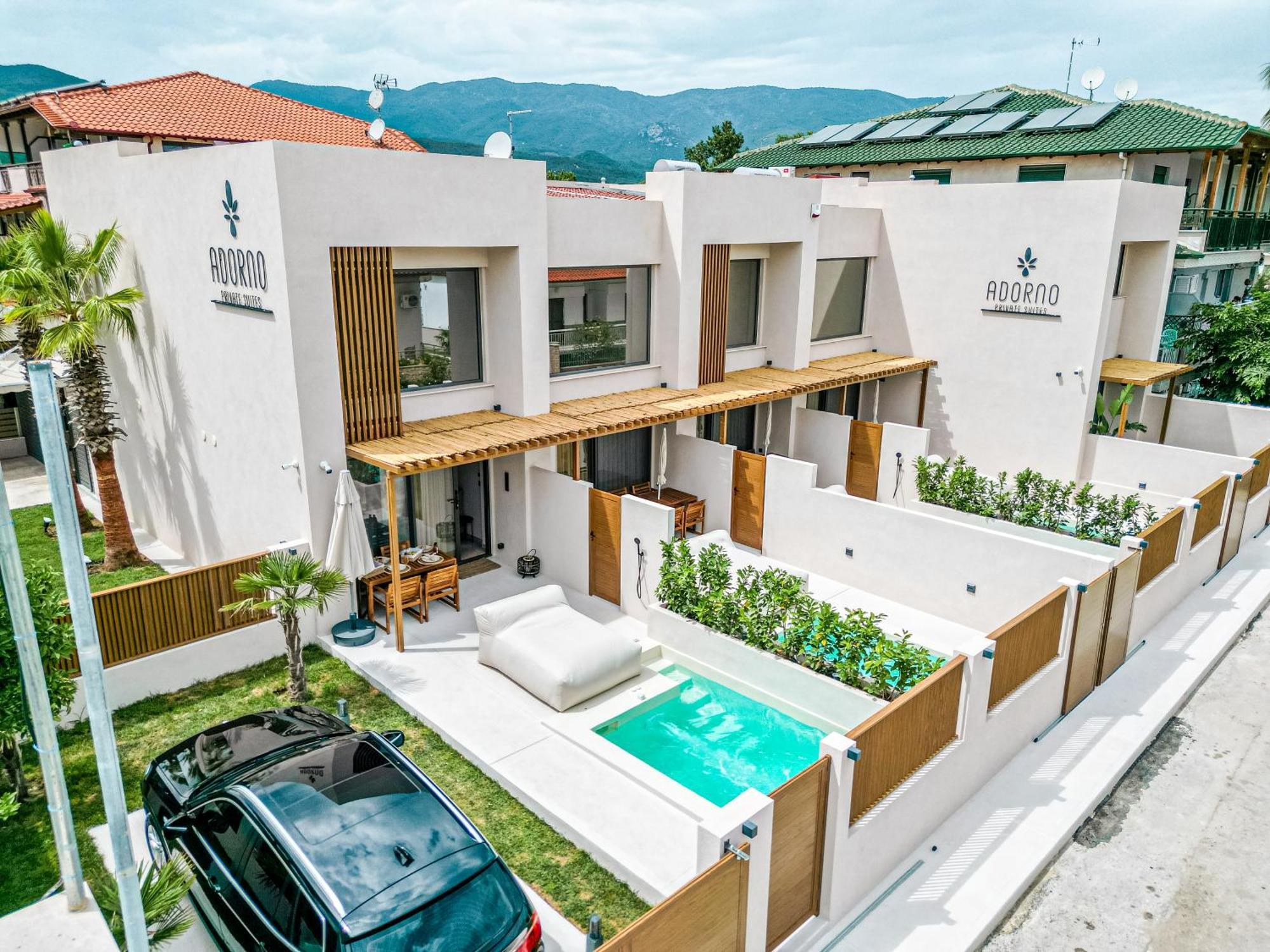 Adorno Private Suites Only Adults & Kids 12 Plus Vrasná Exteriér fotografie