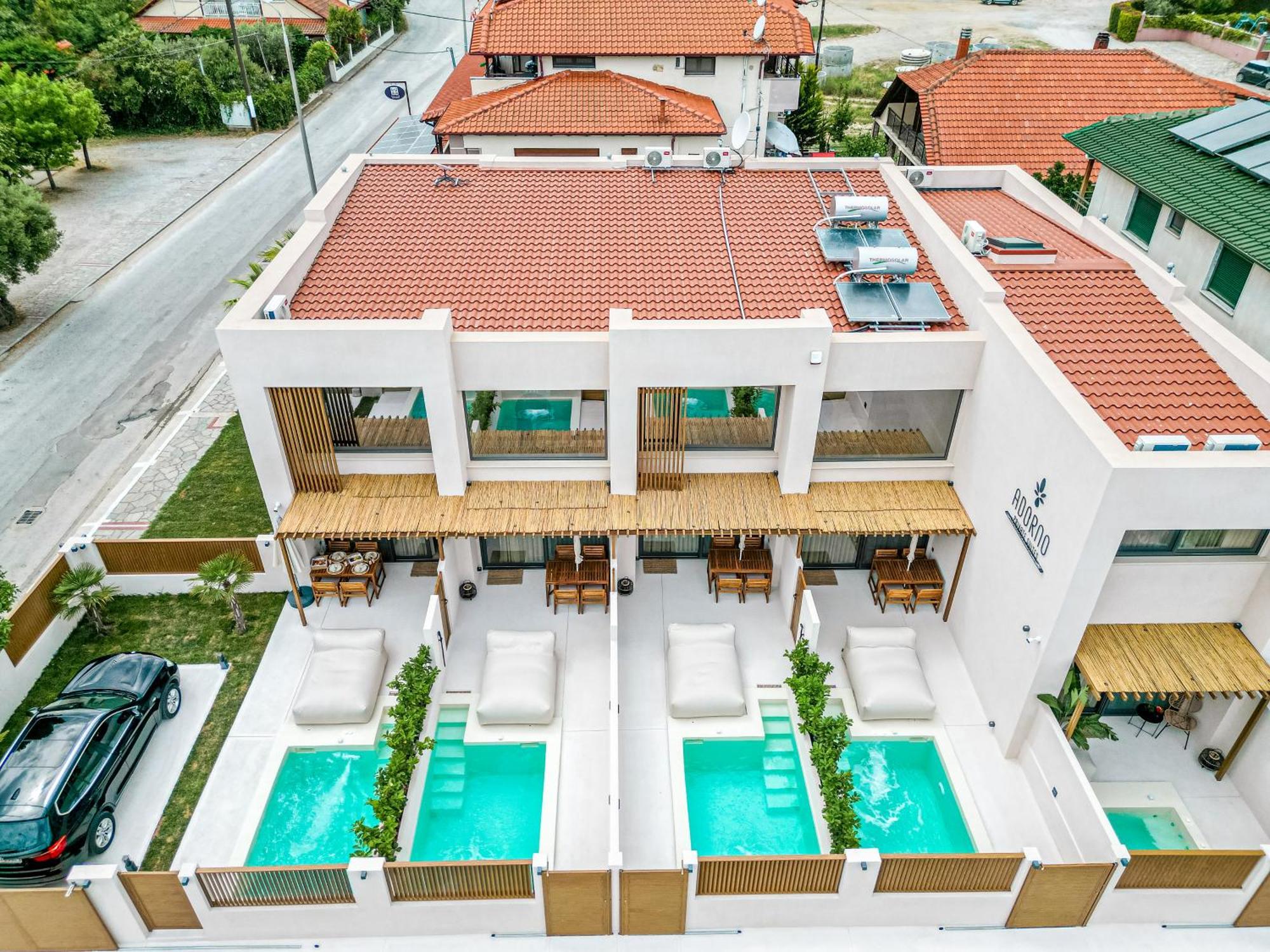 Adorno Private Suites Only Adults & Kids 12 Plus Vrasná Exteriér fotografie