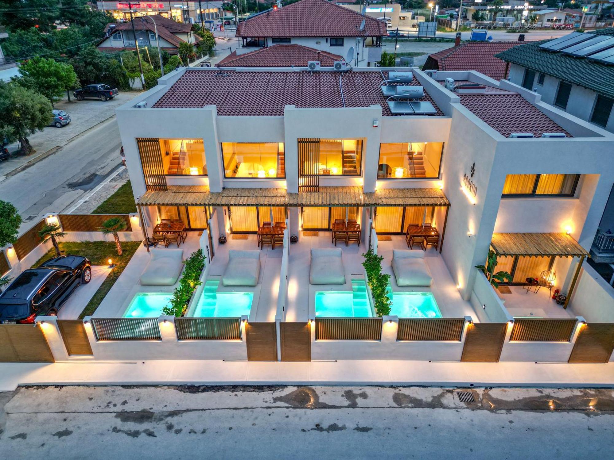 Adorno Private Suites Only Adults & Kids 12 Plus Vrasná Exteriér fotografie